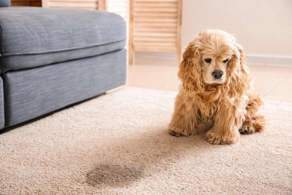 pet urine on carpet
