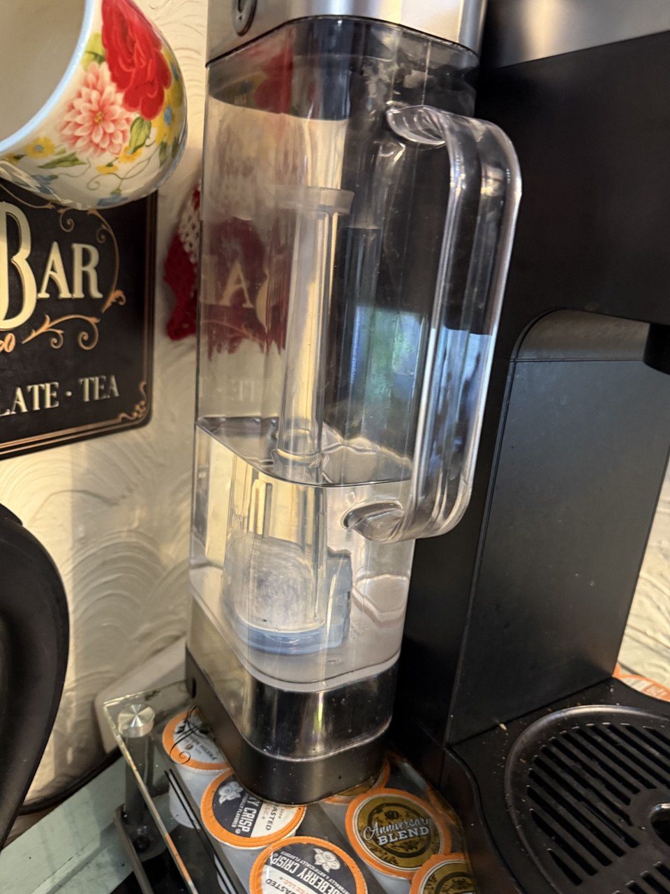 Empty the water reservoir.