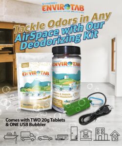 2 x 20g Deodorizing Kit with Bubbler Store Panel